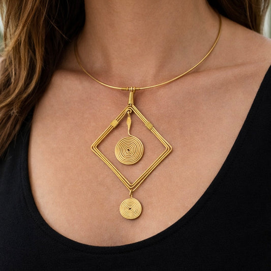 Kenyan Brass Necklace