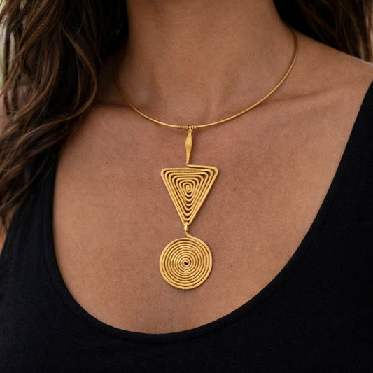 Kenyan Brass Necklace