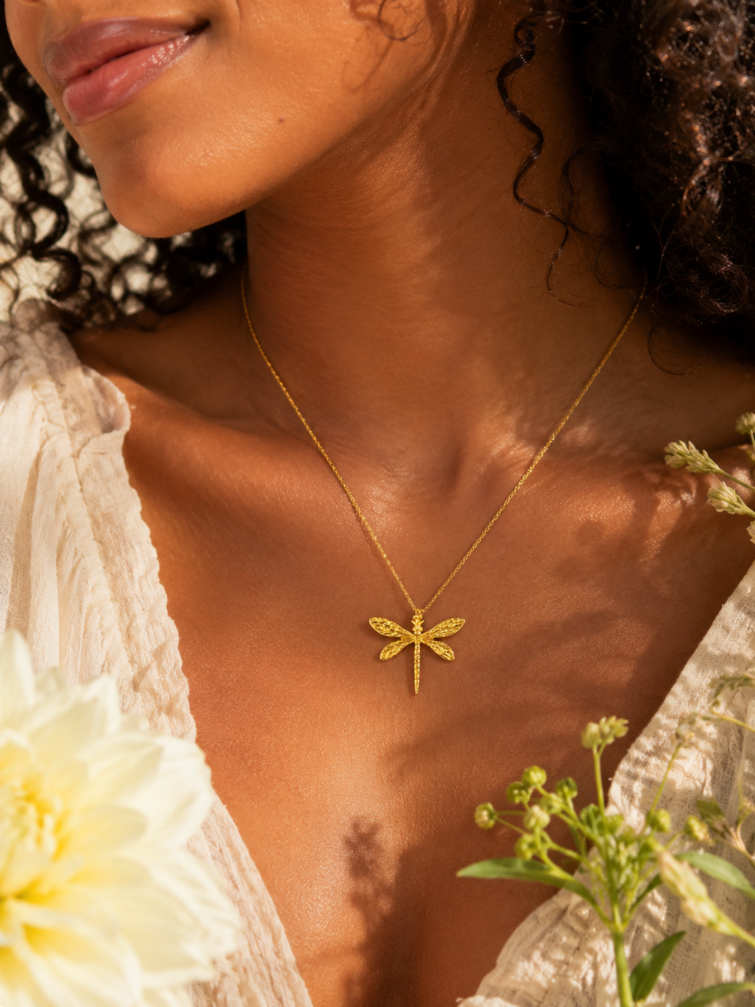 Glamorous Dragonfly Charm