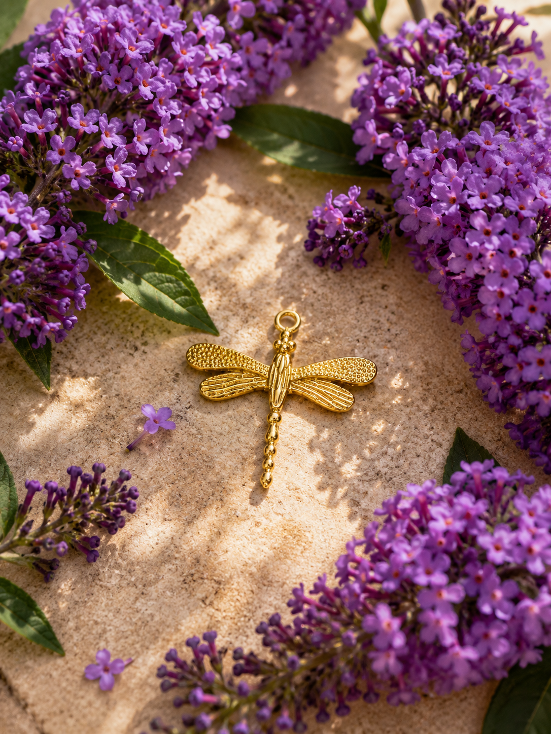 Radiant Dragonfly Charm