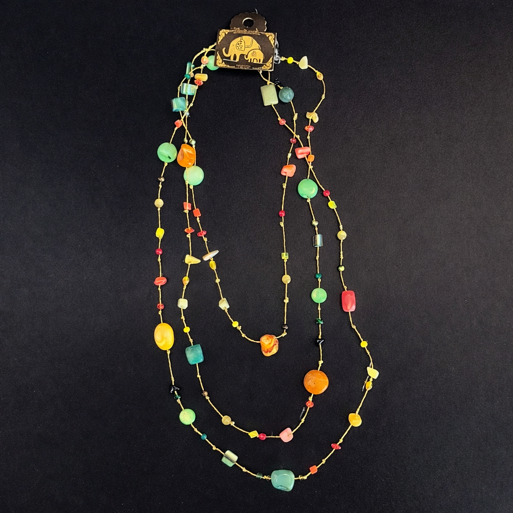 Jubilant Stone Beaded Necklace