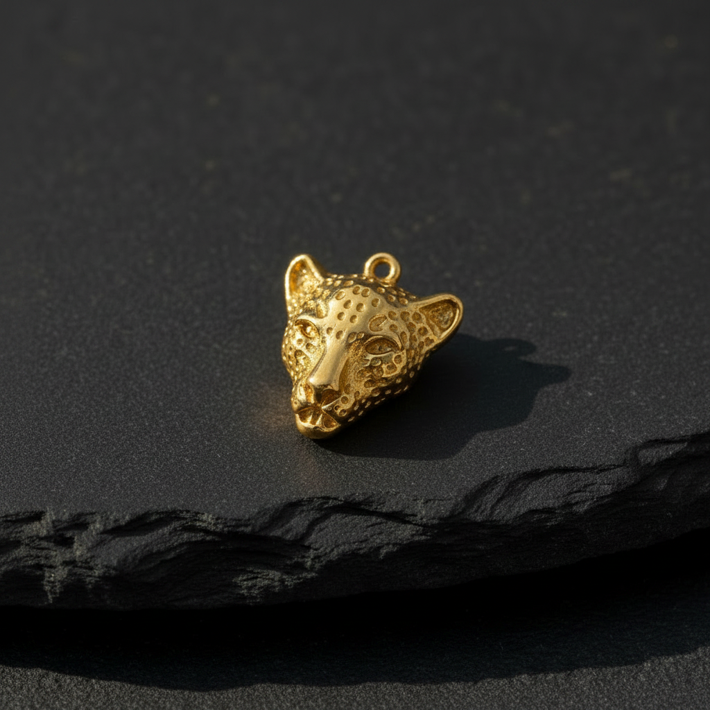 Savanna Leopard Charm