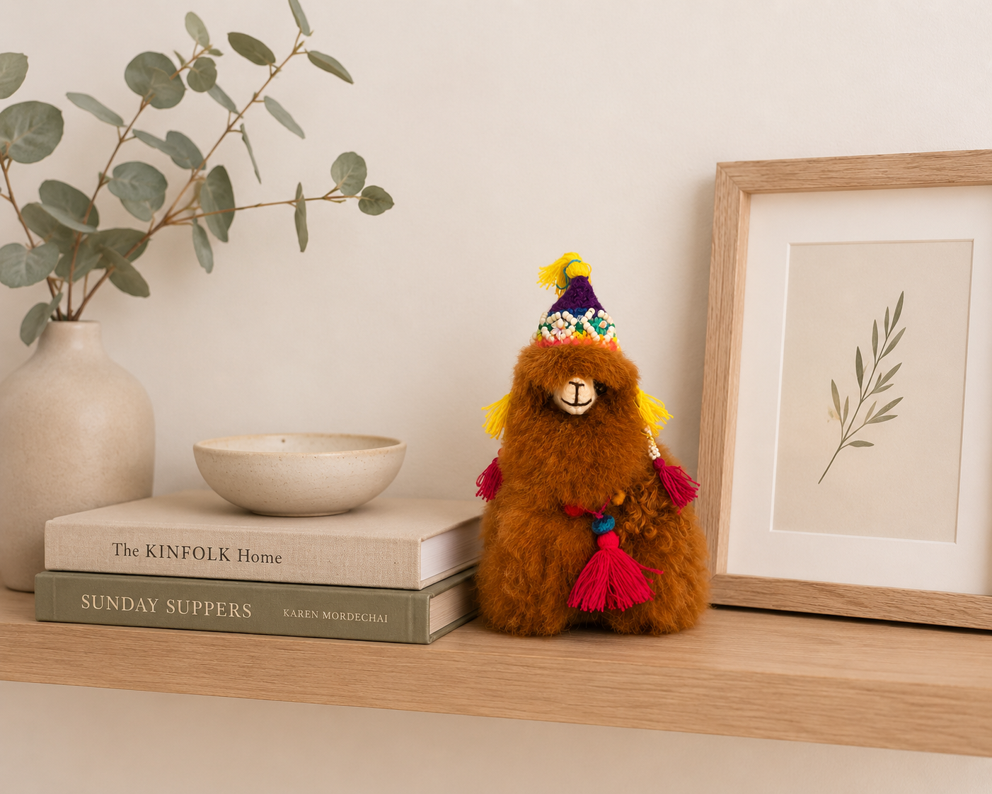 Saffron an Alpaca from Peru