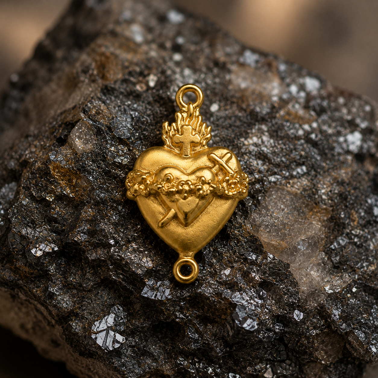 Heart Of Faith Charm