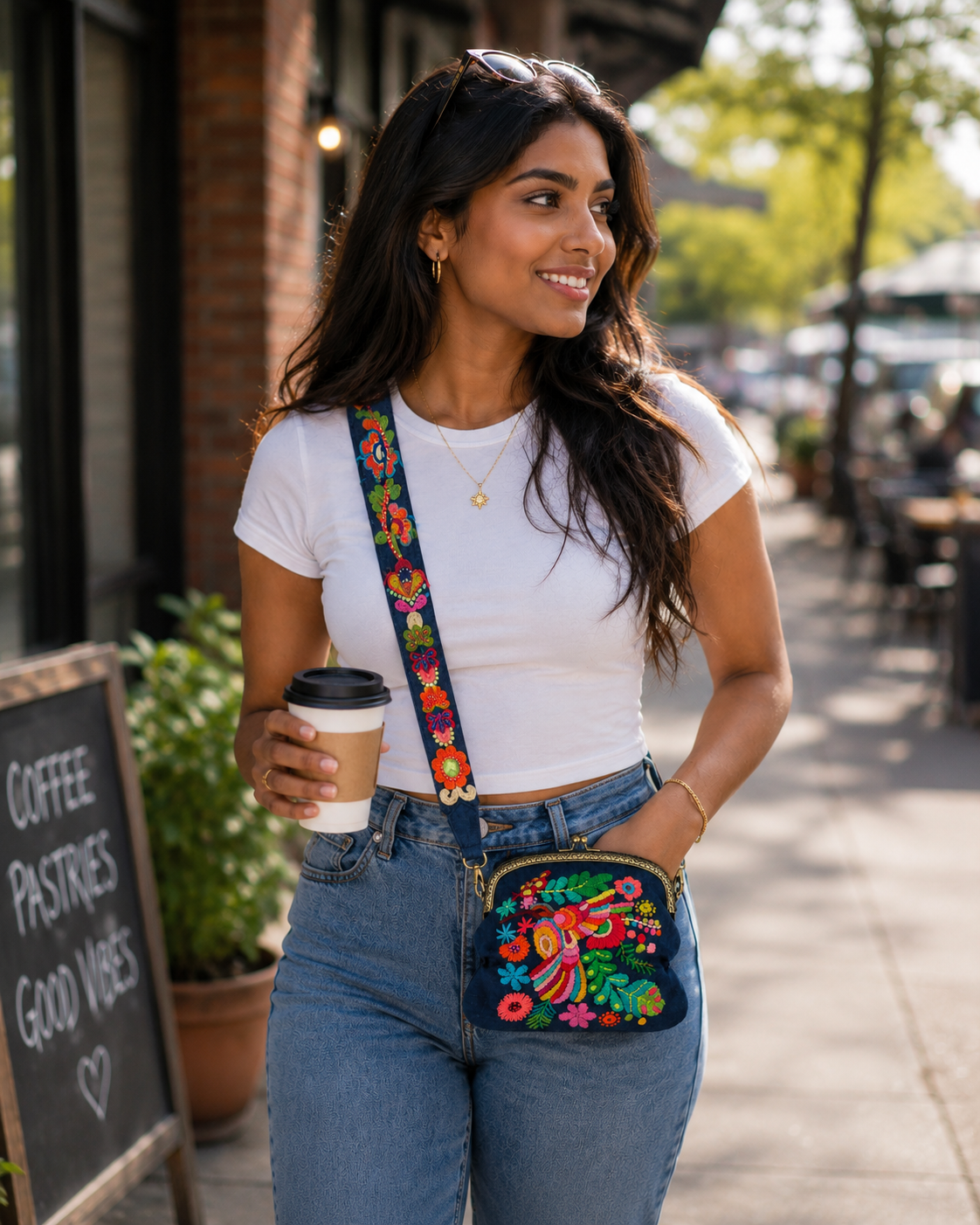 Hand-Embroidered Artisan Purse