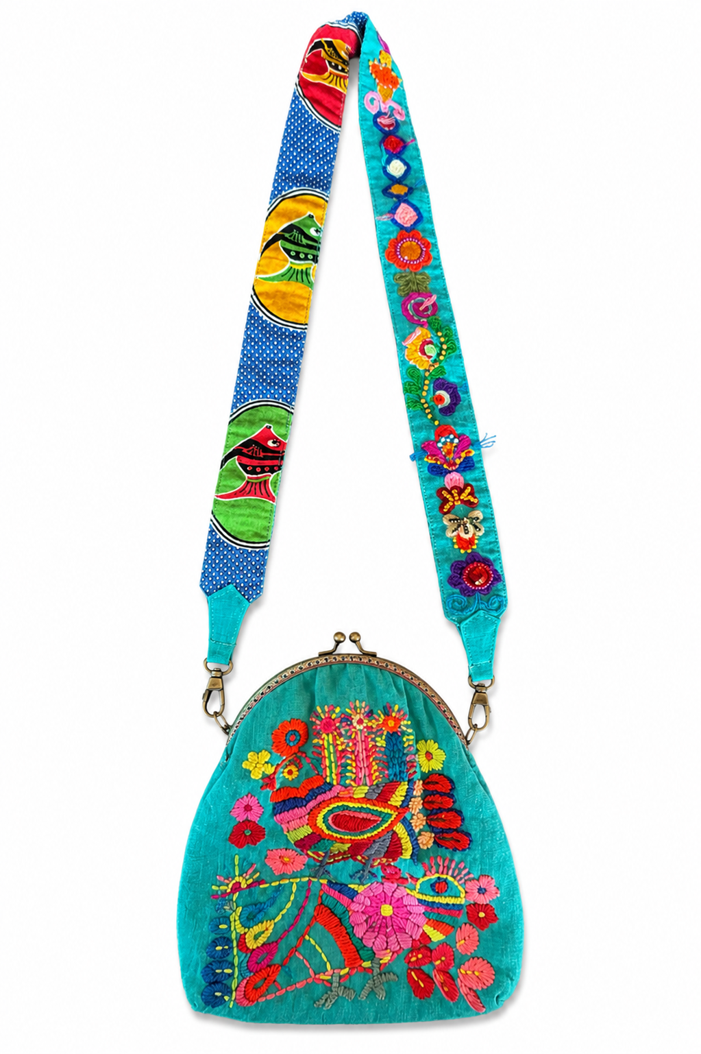 Hand-Embroidered Artisan Purse