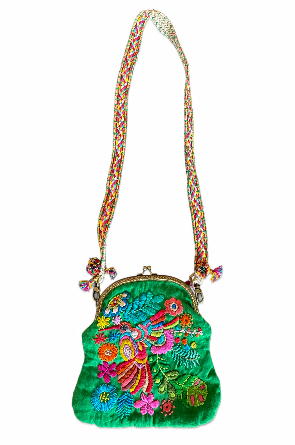 Hand-Embroidered Artisan Purse