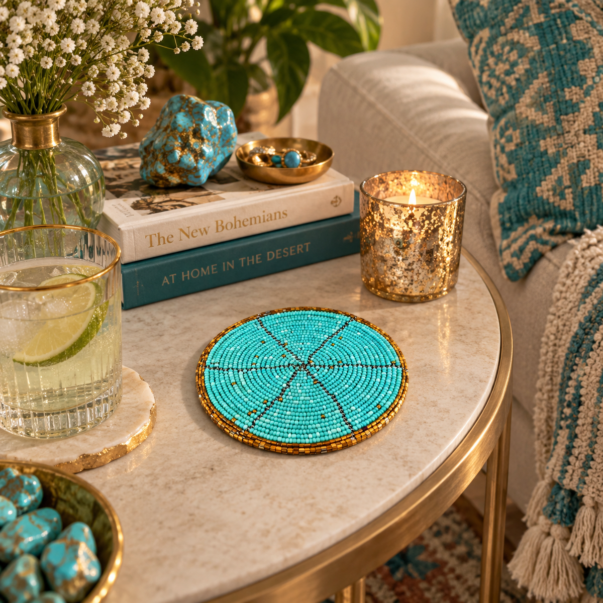 Beaded Coasters