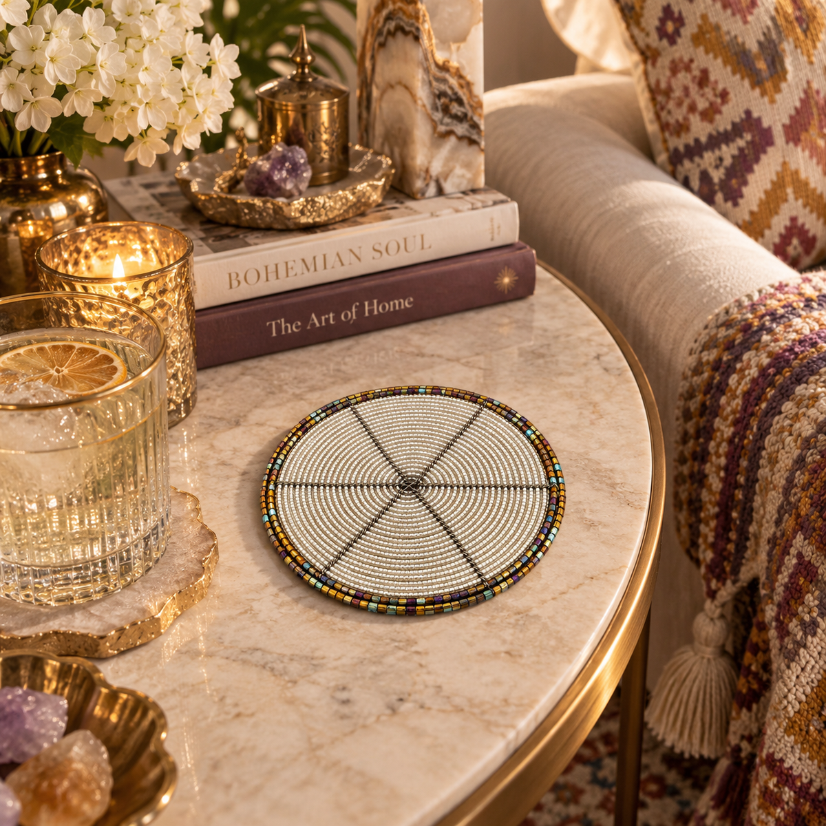 Beaded Coasters