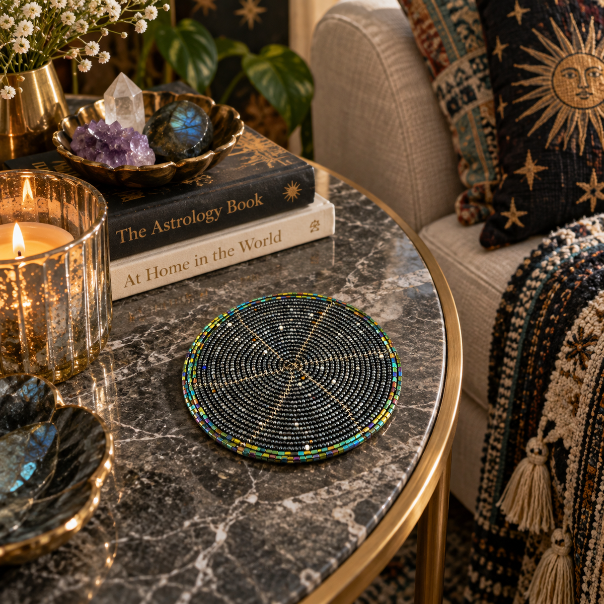 Beaded Coasters