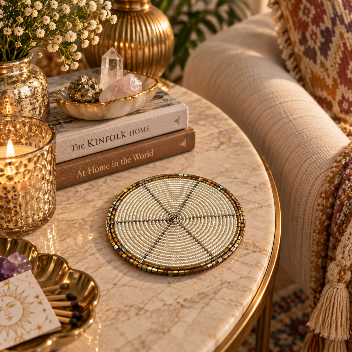 Beaded Coasters