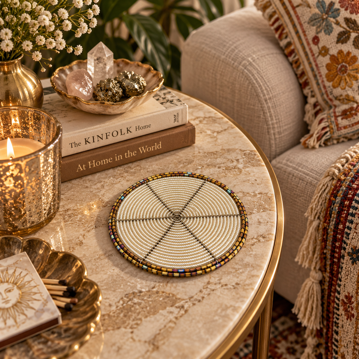 Beaded Coasters