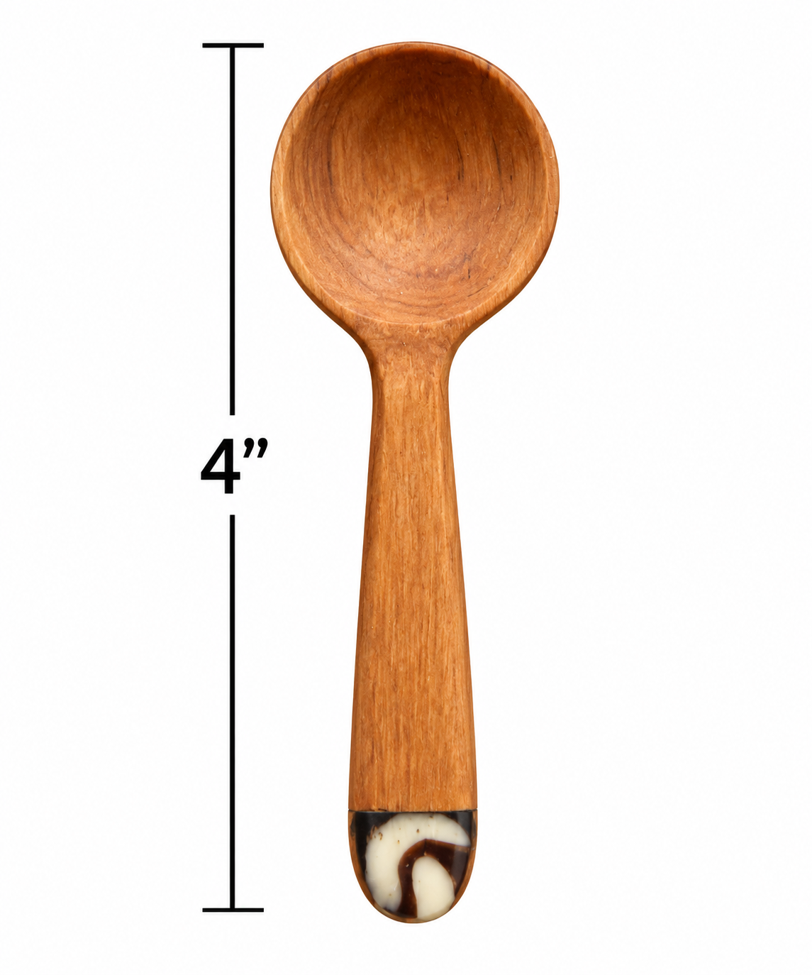Kenyan Rosewood & Bone Inlay Mini Spoon