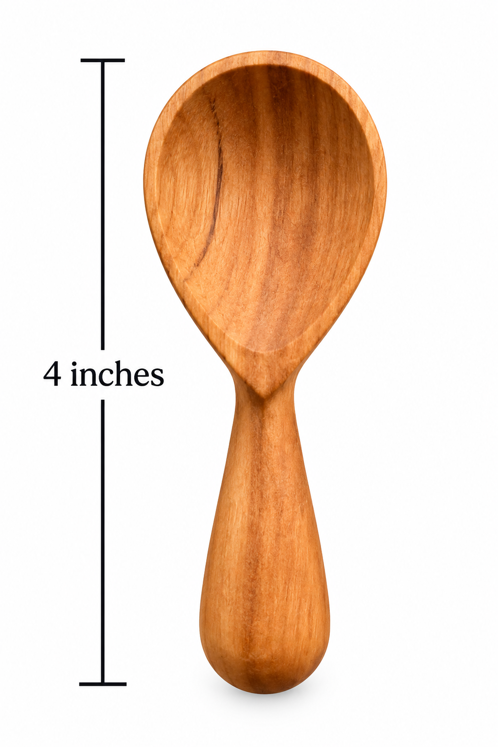Kenyan Hand-Carved Rosewood Scoop Spoon