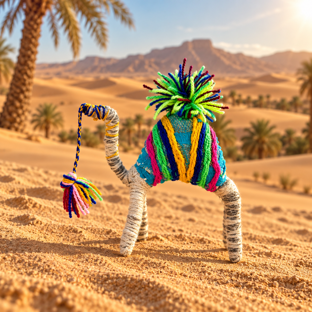 Handmade Sahara Desert Camel – “Layla”