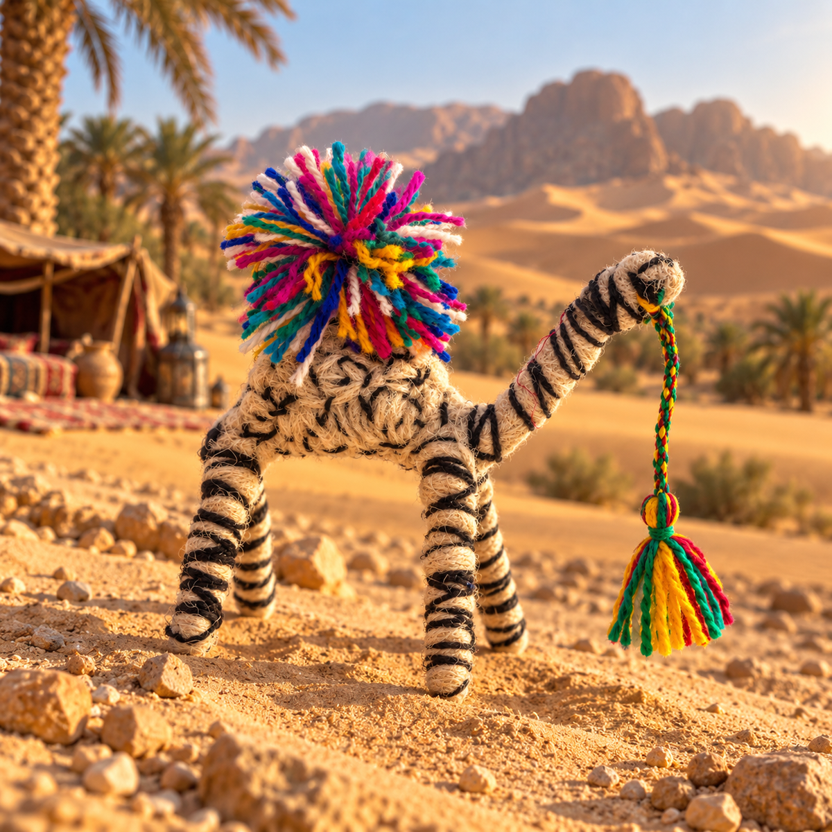Handmade Sahara Desert Camel - “Trixie”
