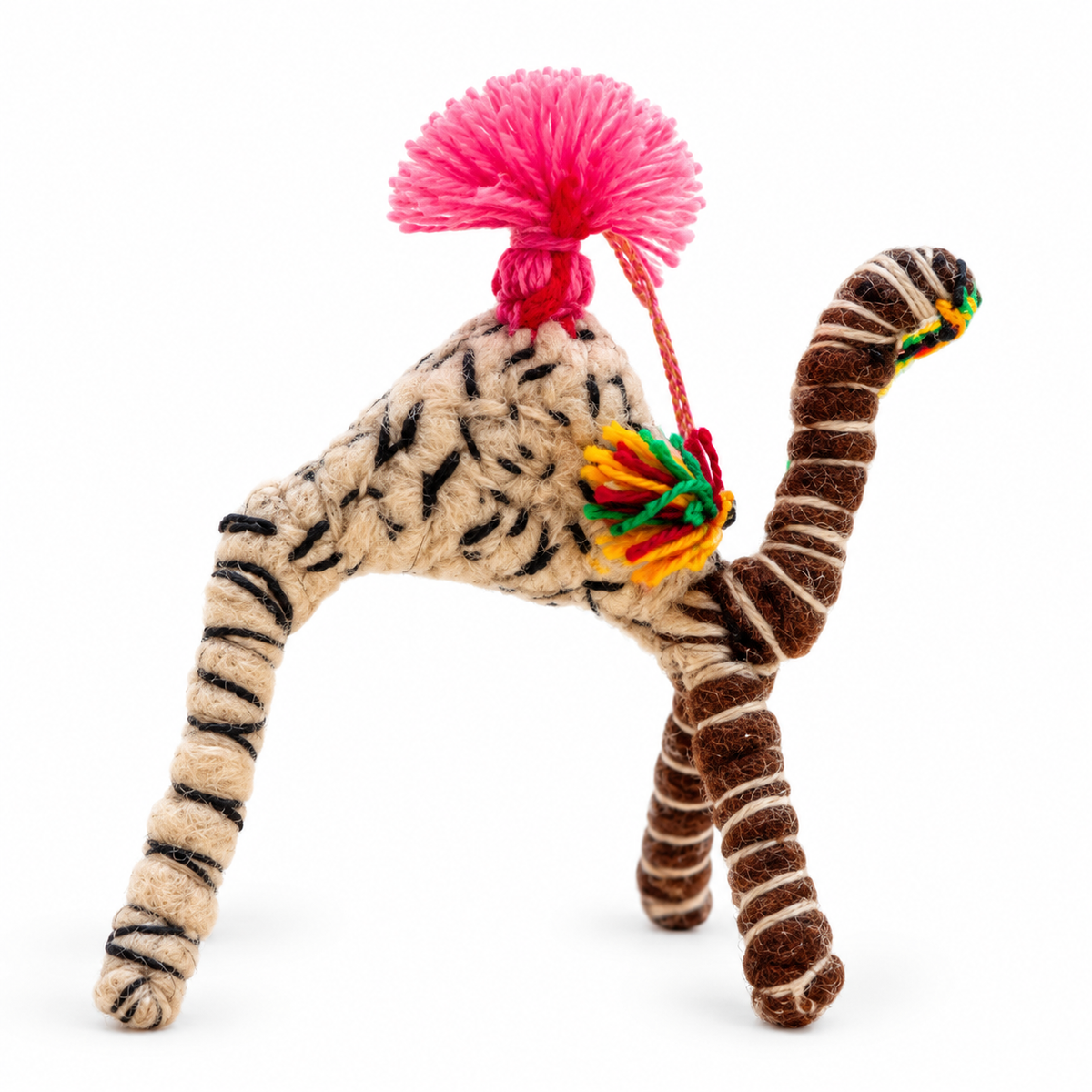Handmade Sahara Desert Camel - “Pinkie”