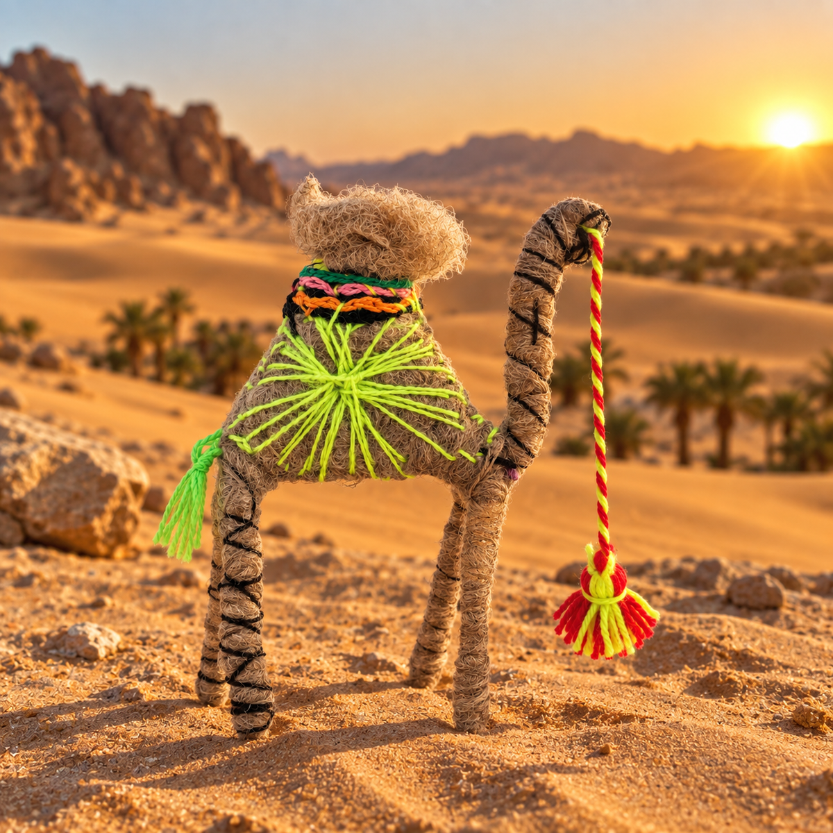 Handmade Sahara Desert Camel – “Massin”