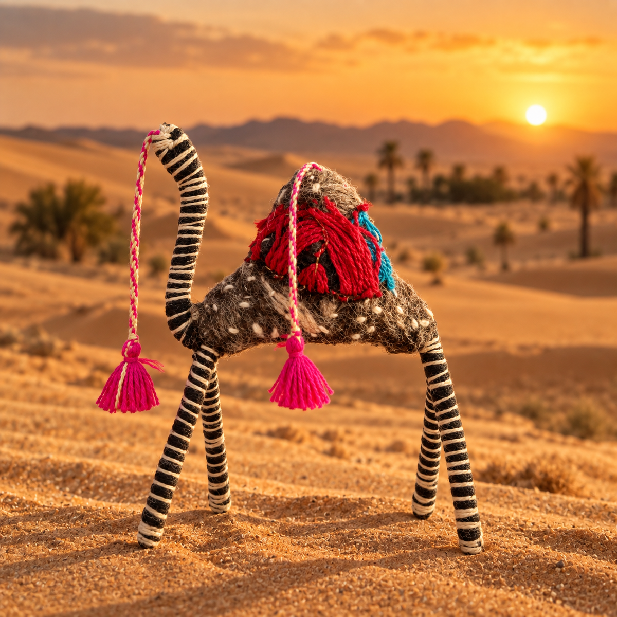 Handmade Sahara Desert Camel – “Atlas"