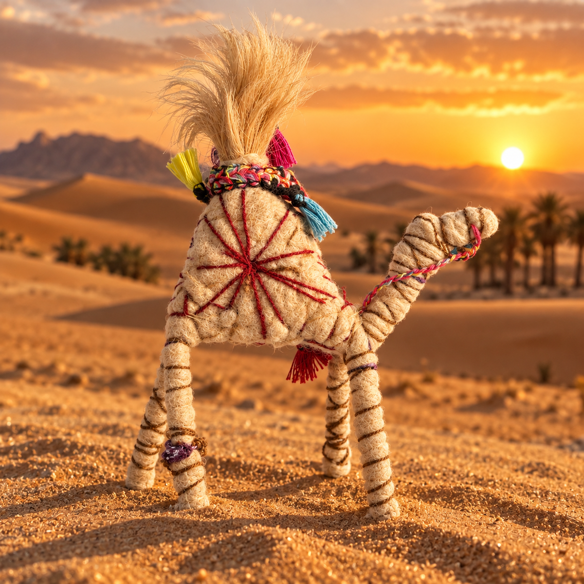 Handmade Sahara Desert Camel – “Rami"