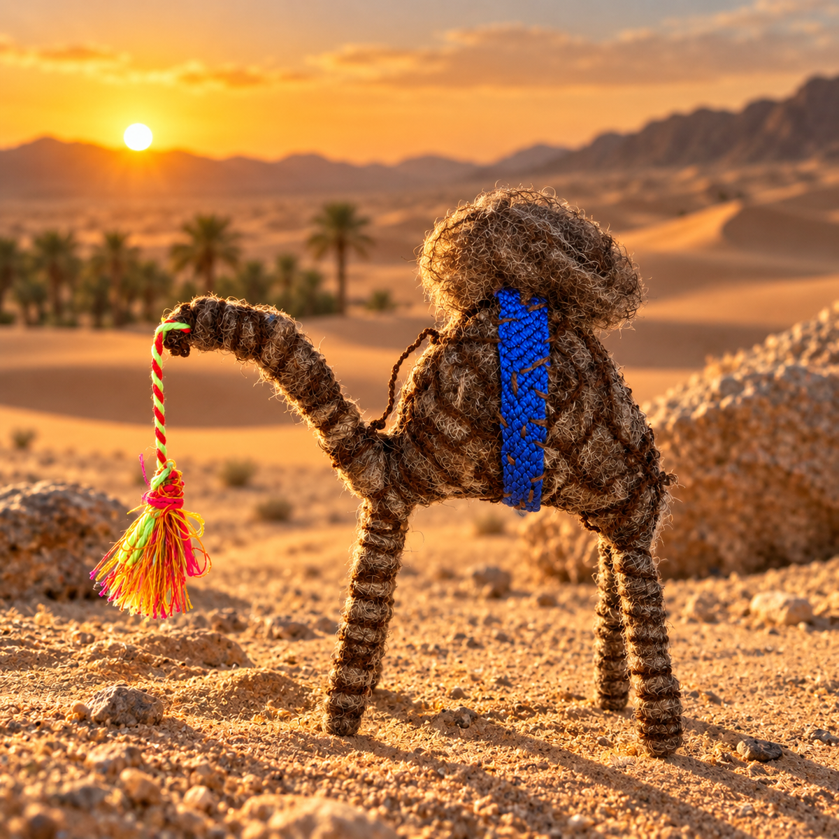 Handmade Sahara Desert Camel – “Beldi”