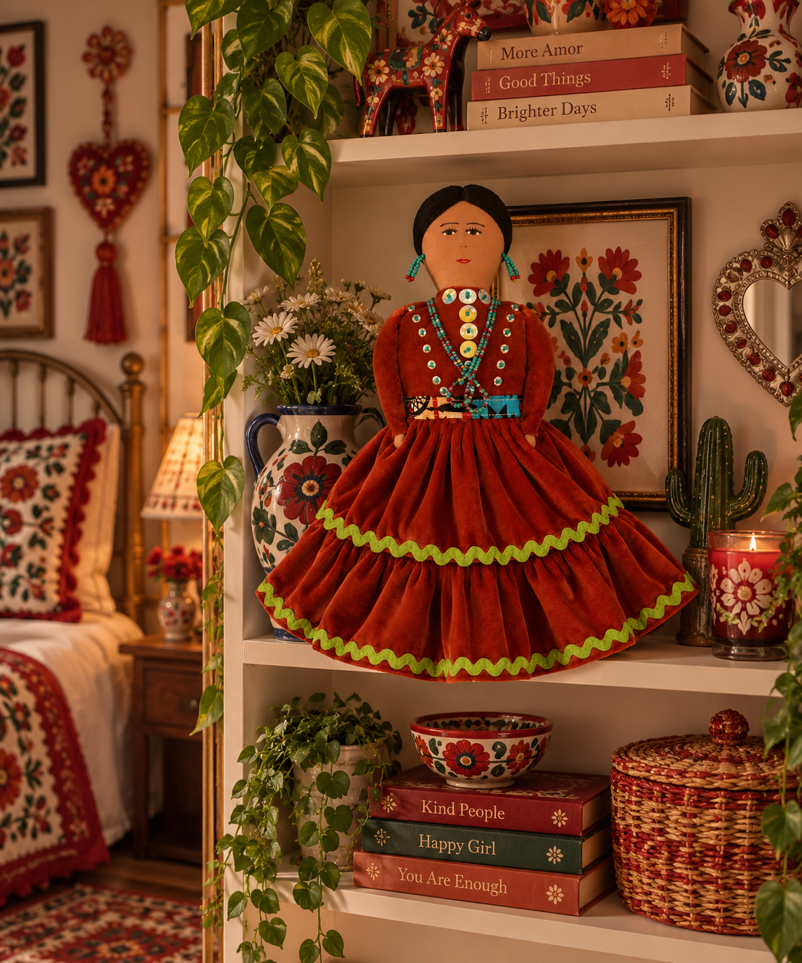 Navajo Desert Bloom Doll