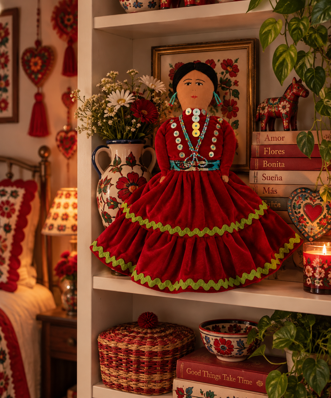Navajo Crimson Doll