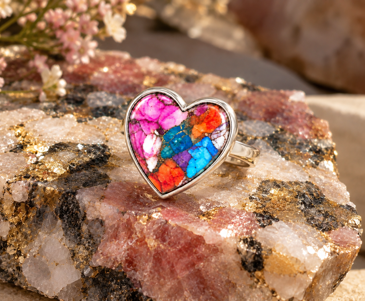 Mosaic Love Ring