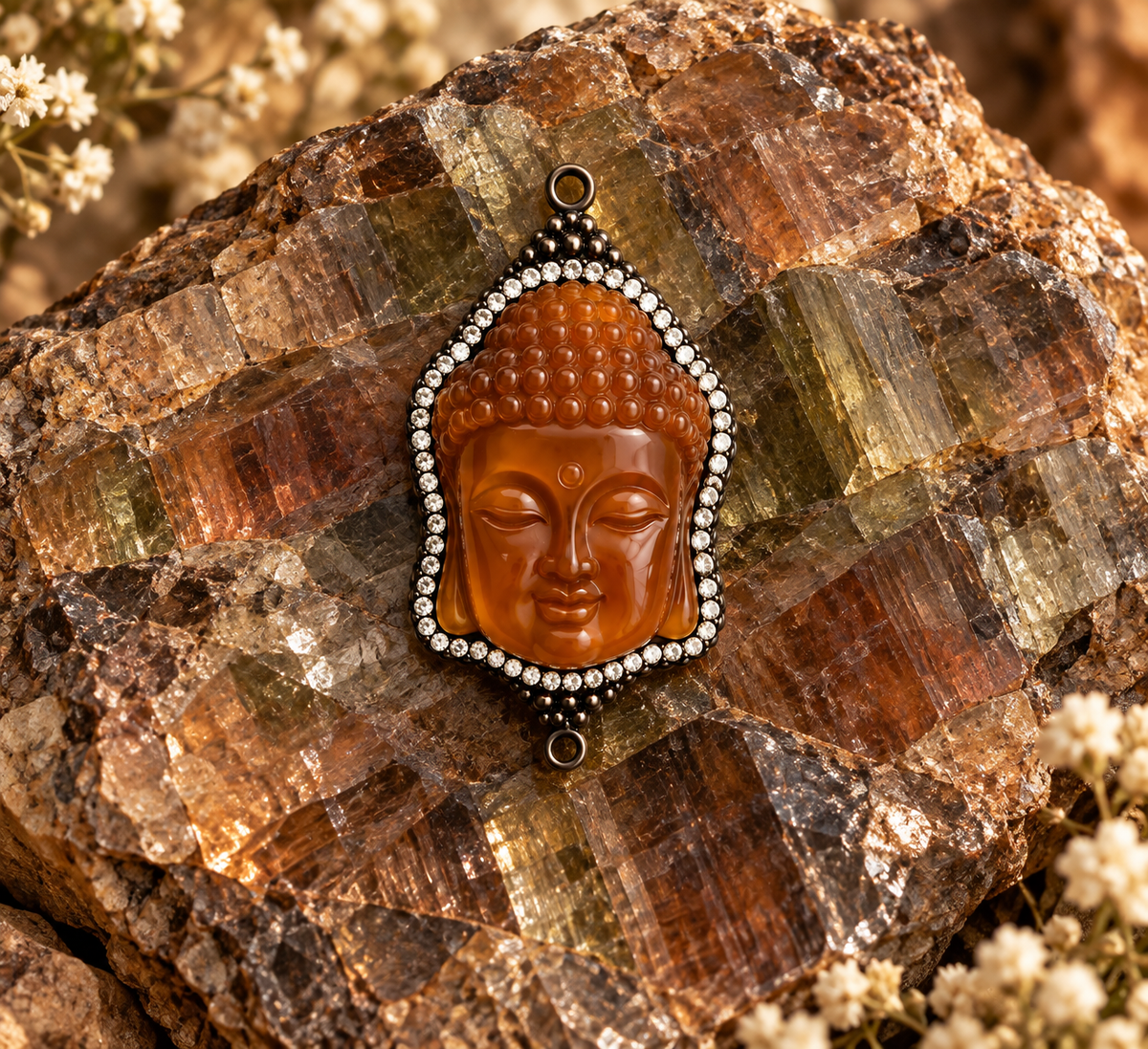 Golden Stillness Charm