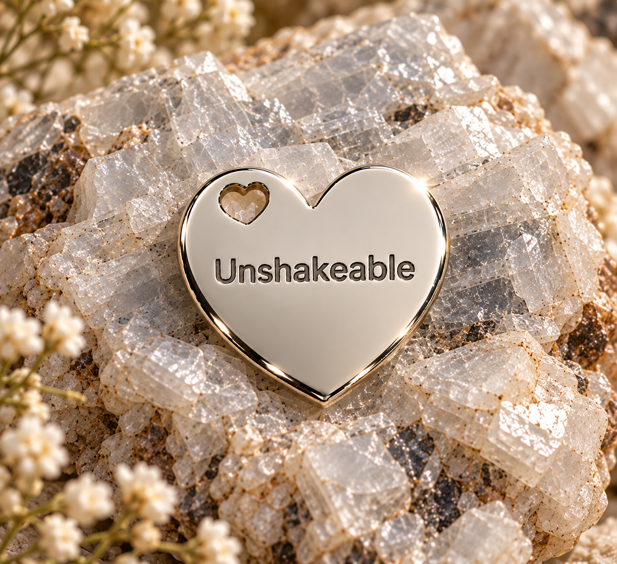 Unshaken Heart Charm