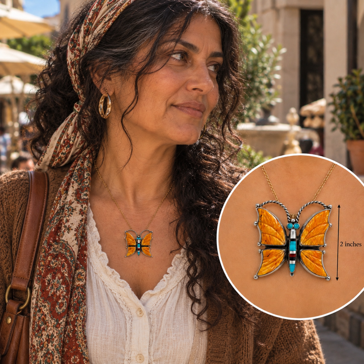 Desert Monarch Charm