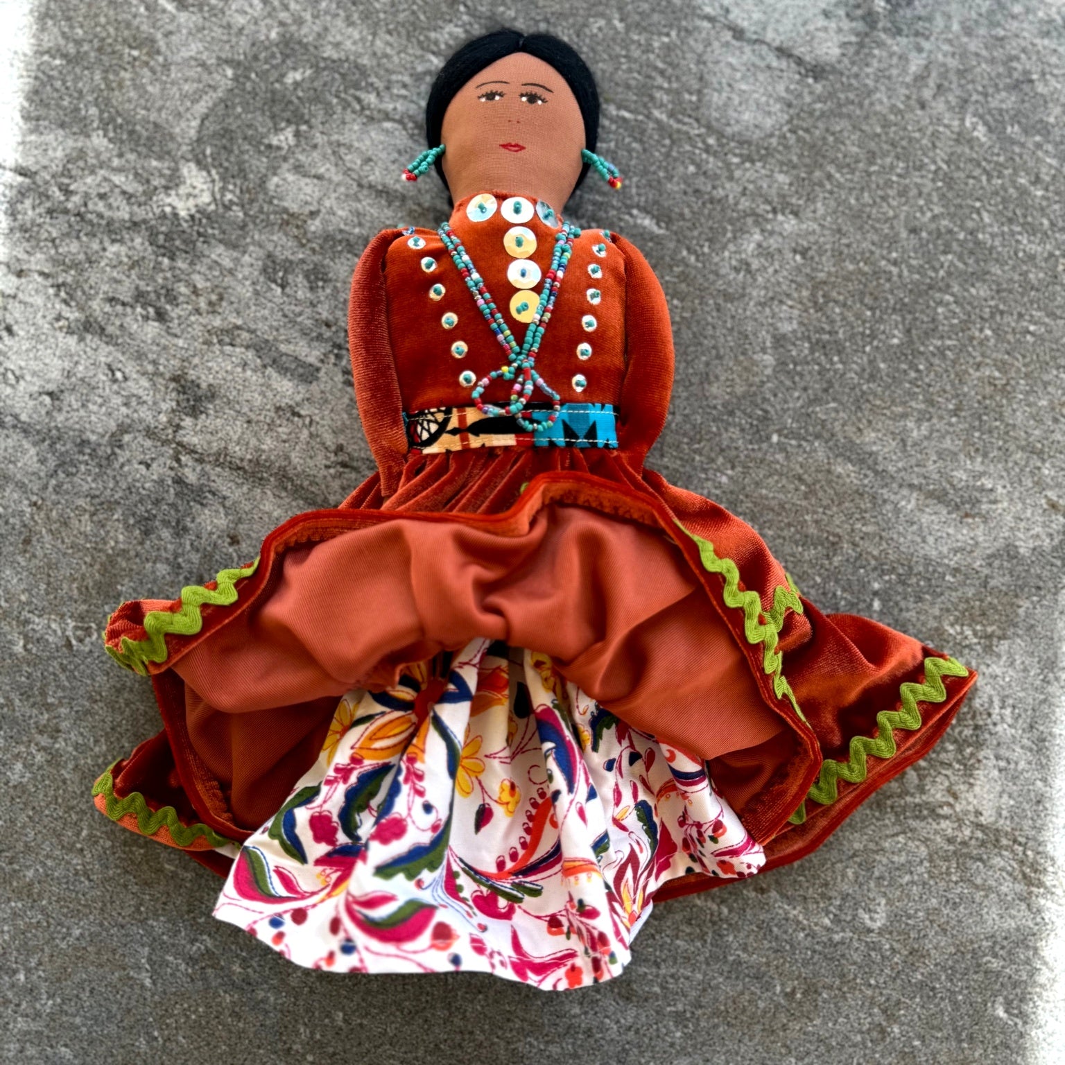 Navajo Desert Bloom Doll