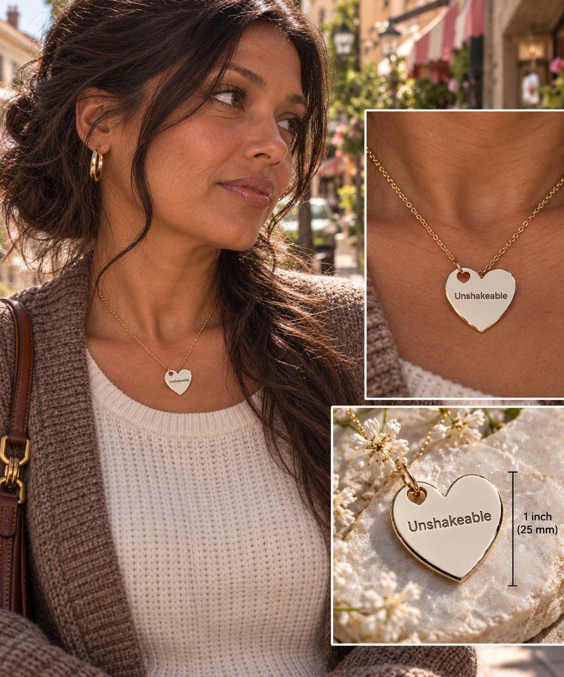 Unshaken Heart Charm