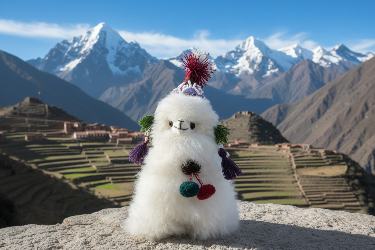 Luna an Alpaca from Peru