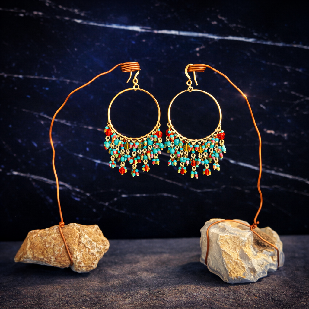 Carnival Hoop Earrings