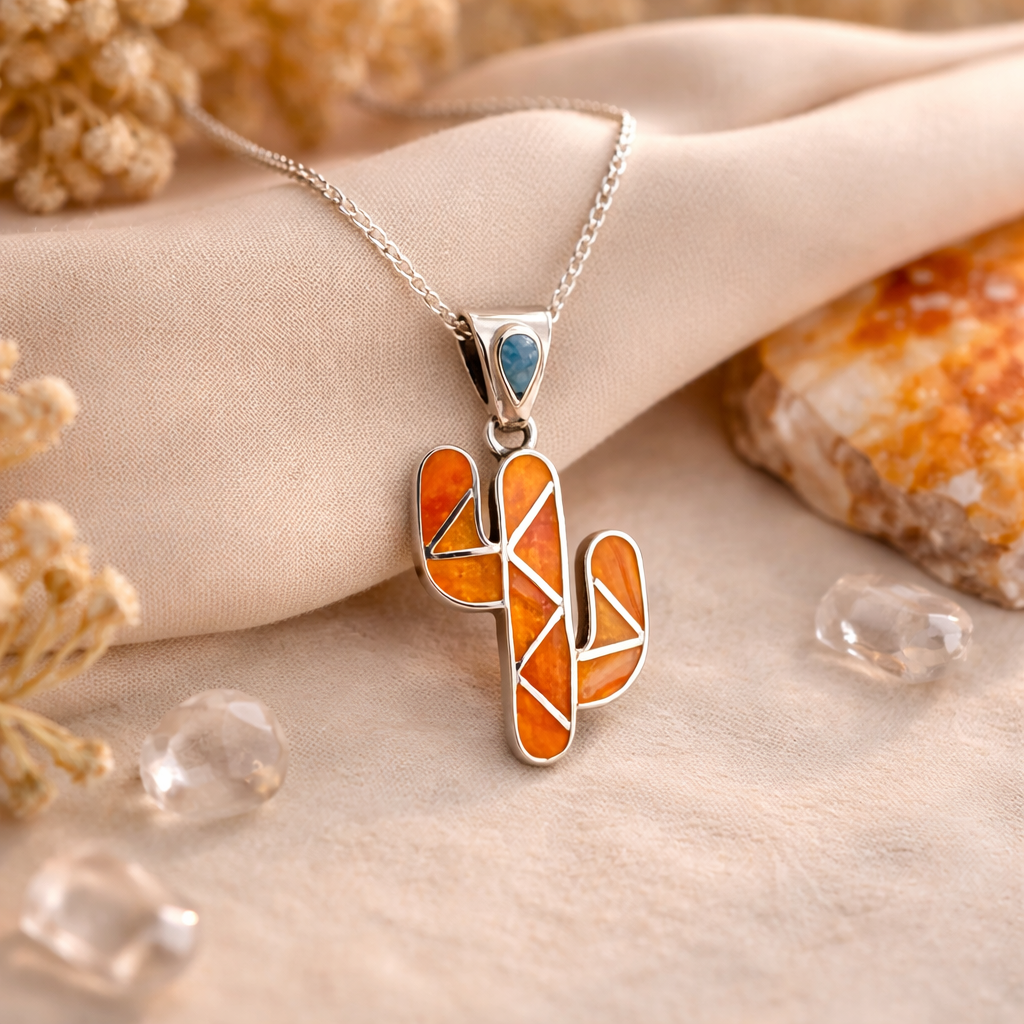 Spiny Oyster Cactus Pendant