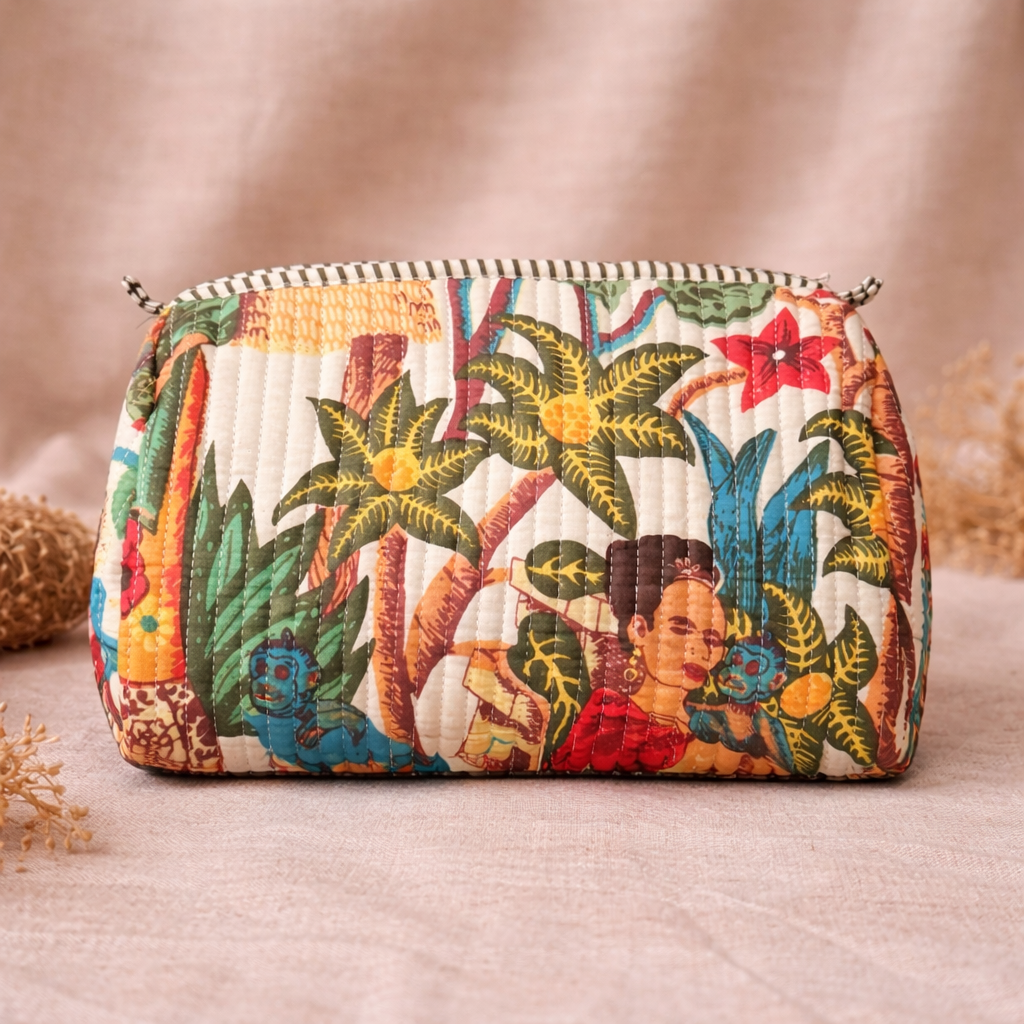The Frida Jungle Travel Pouch Set