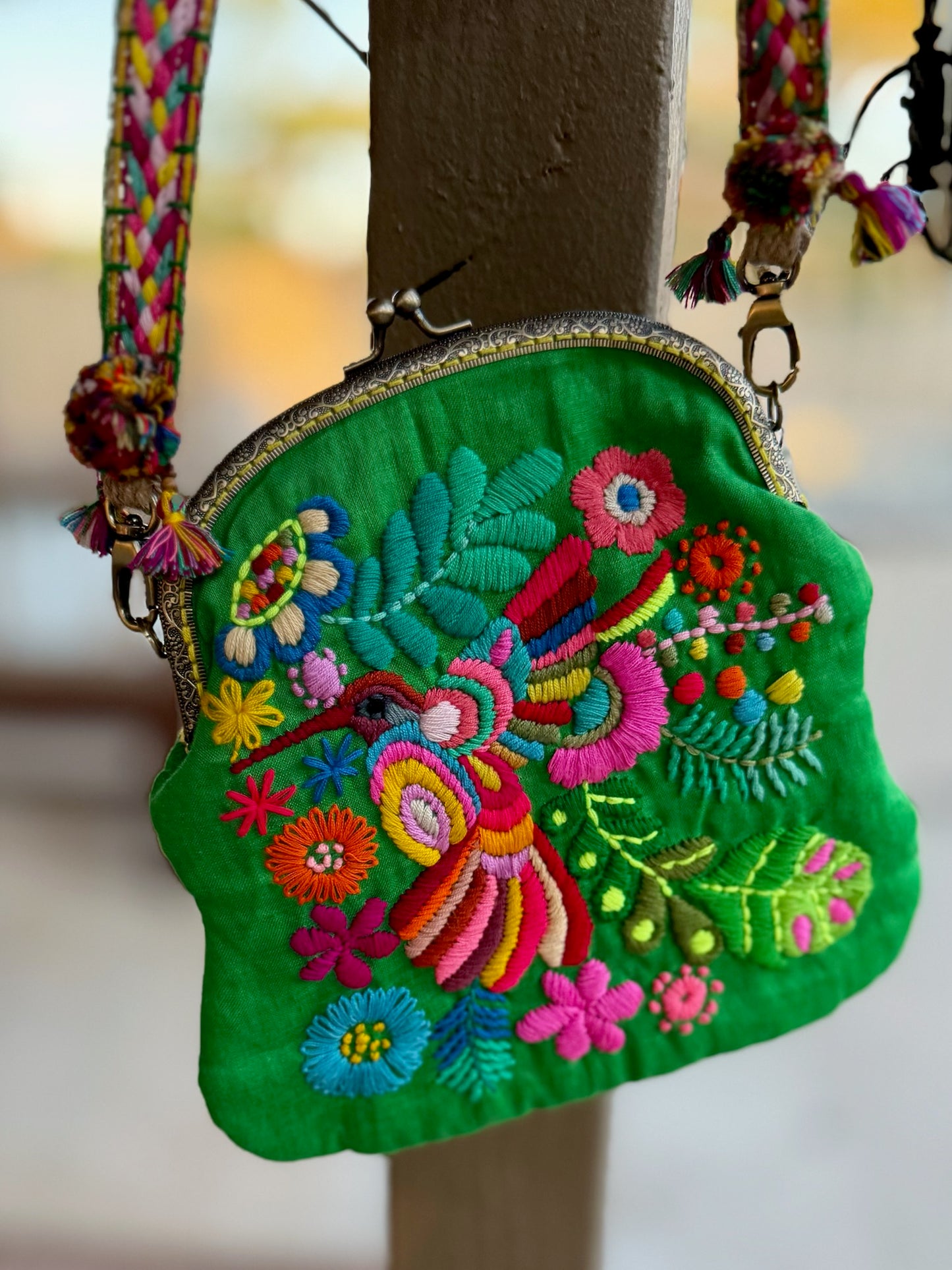 Hand-Embroidered Artisan Purse