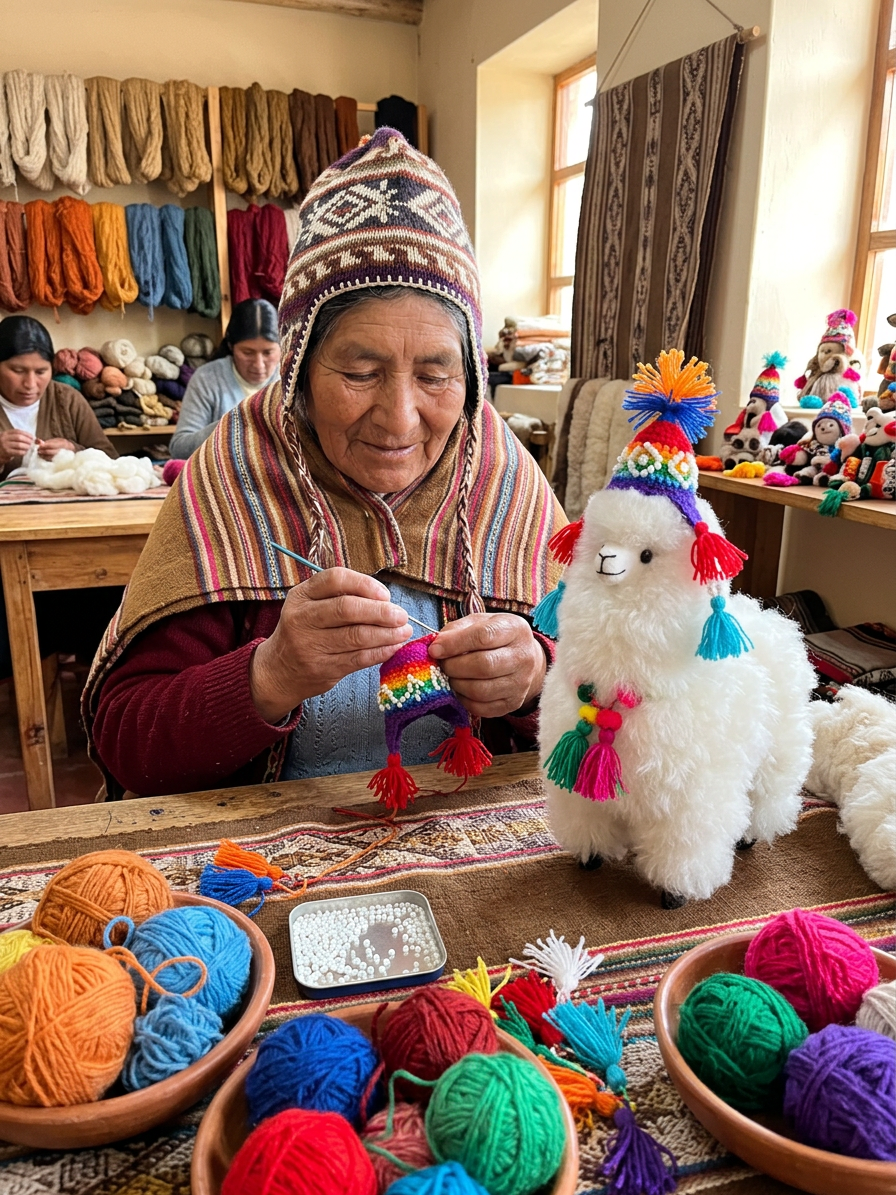 Luna an Alpaca from Peru
