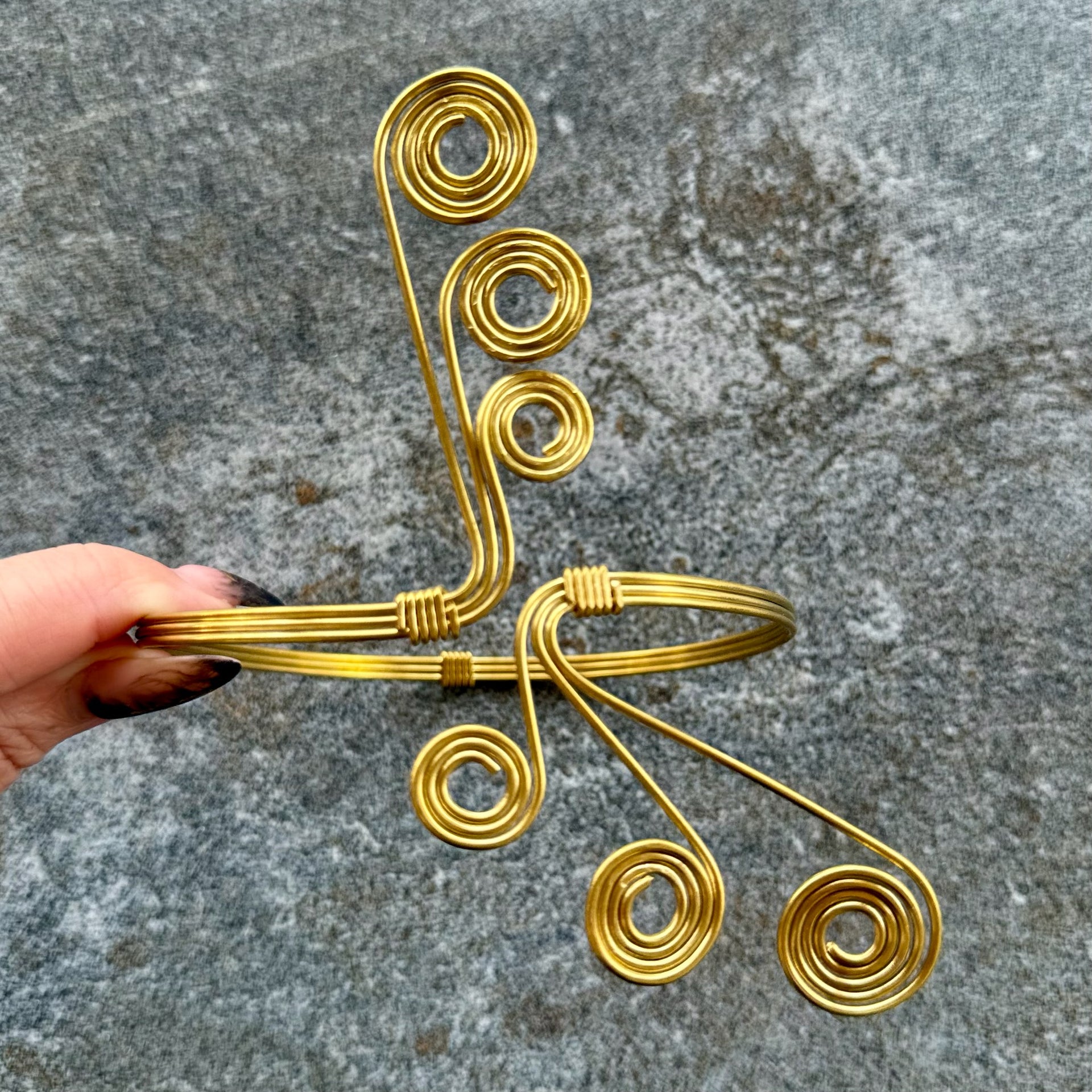 Kenyan Brass Arm Band