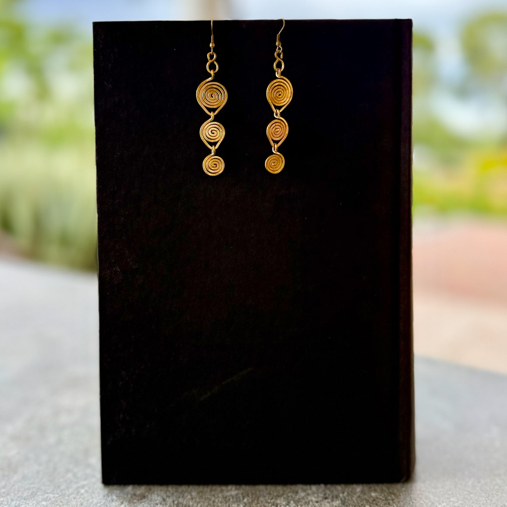 Kenyan Brass Earrings