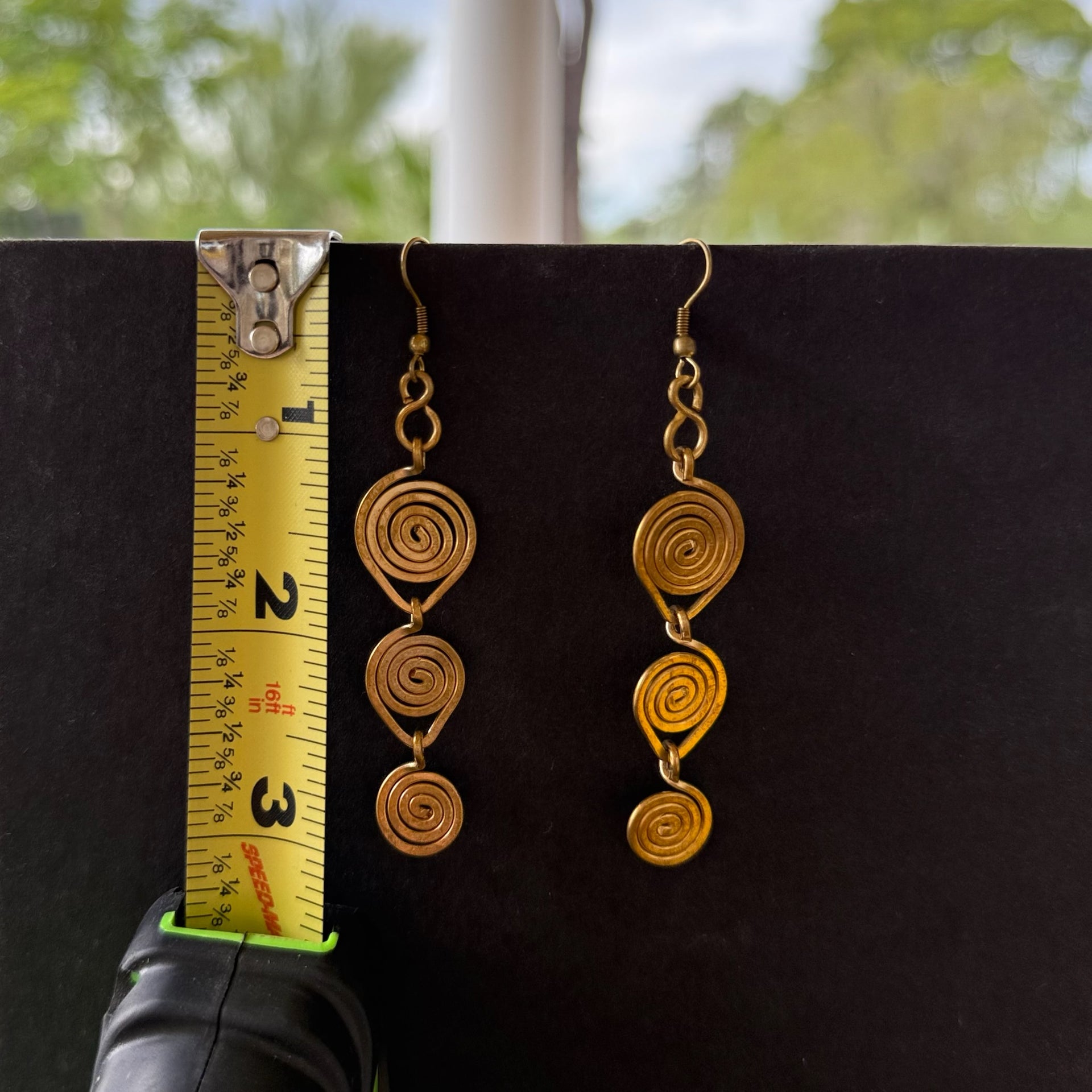 Kenyan Brass Earrings
