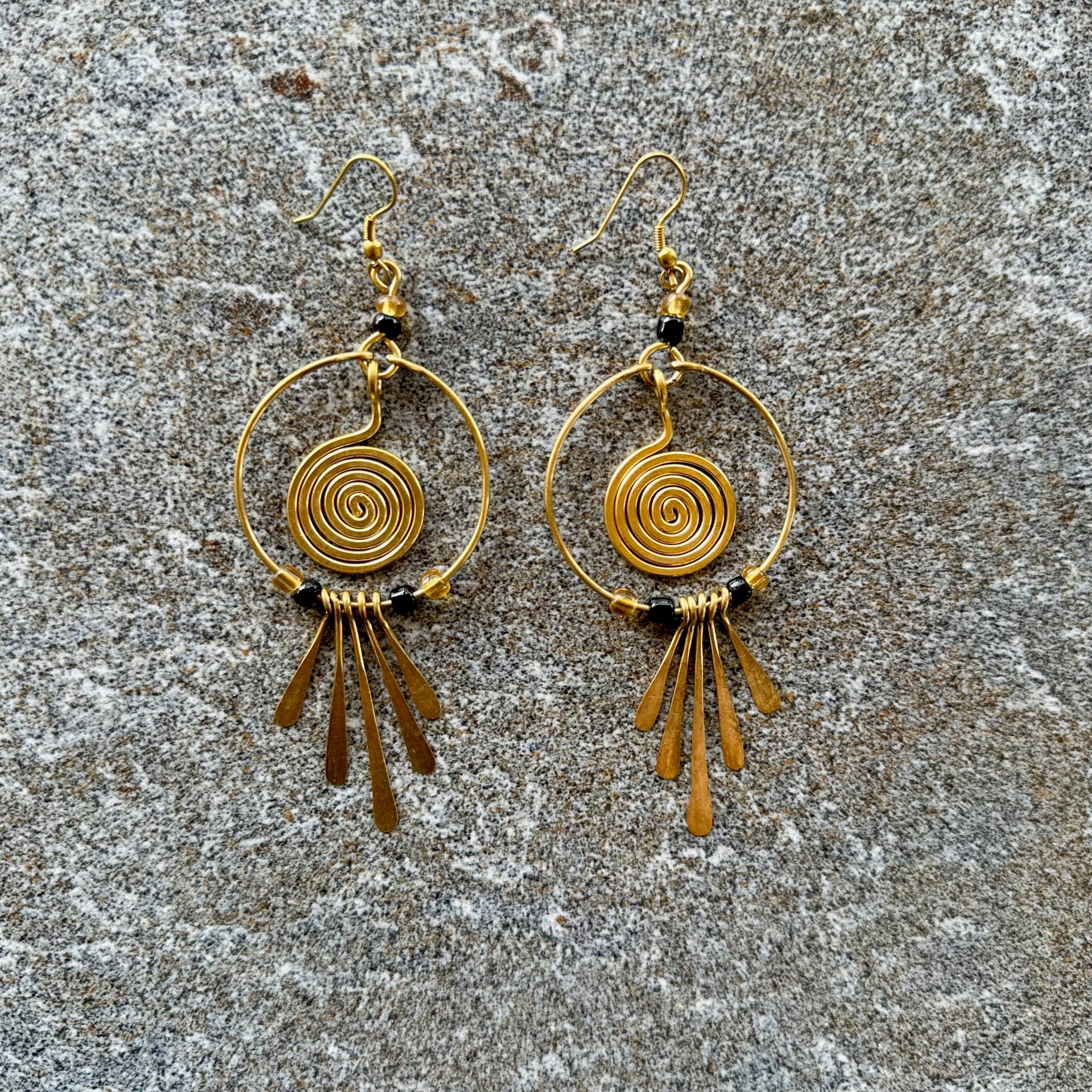 Sankofa Sun Earrings