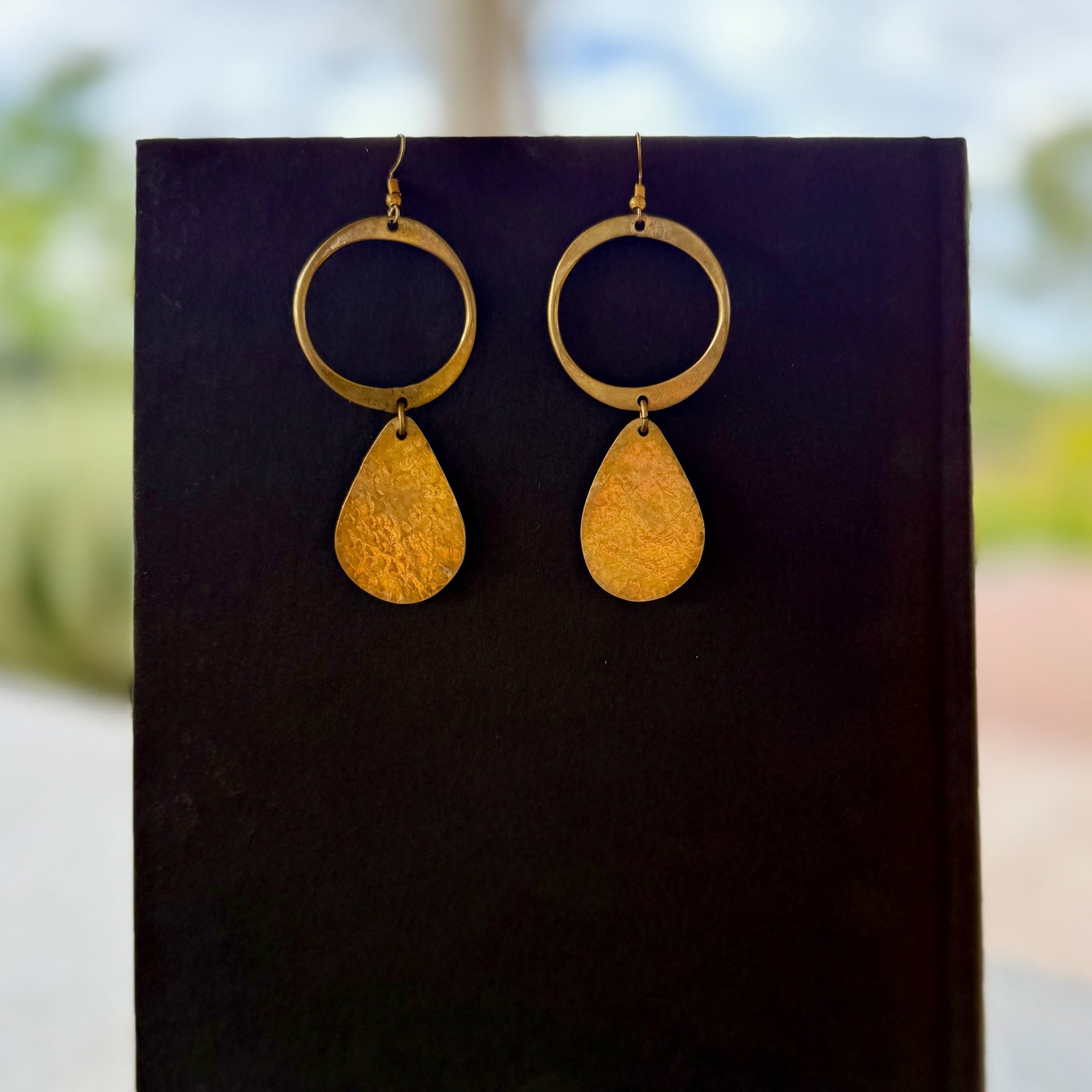 Zuri Teardrop Hoop Earrings