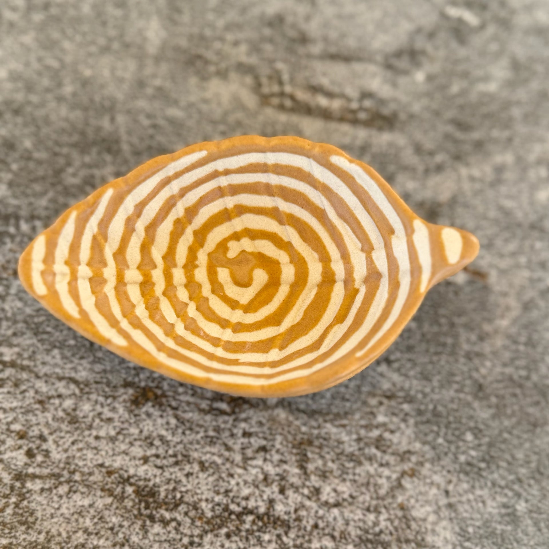 Thai Spiral Ceramic Dish