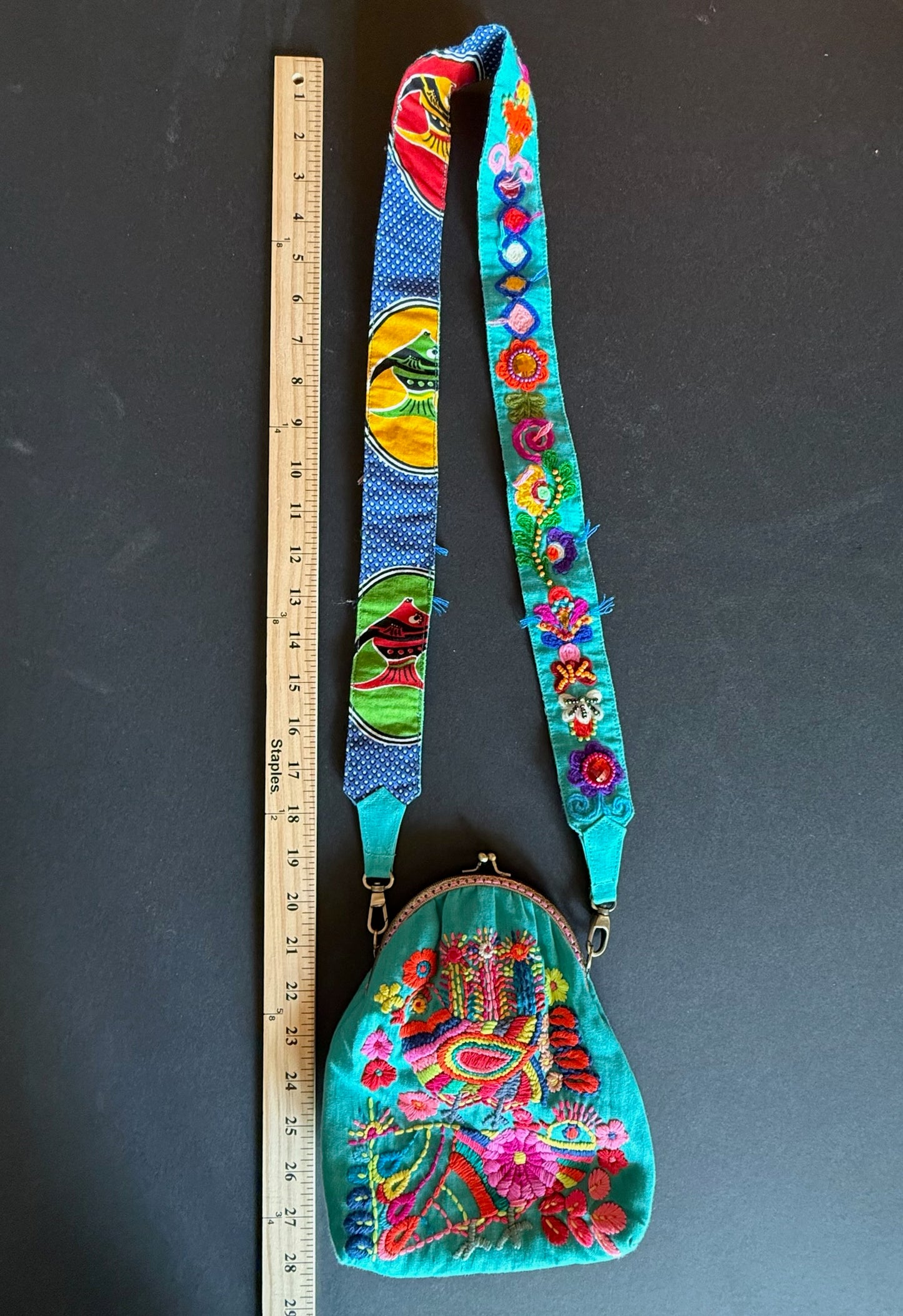 Hand-Embroidered Artisan Purse