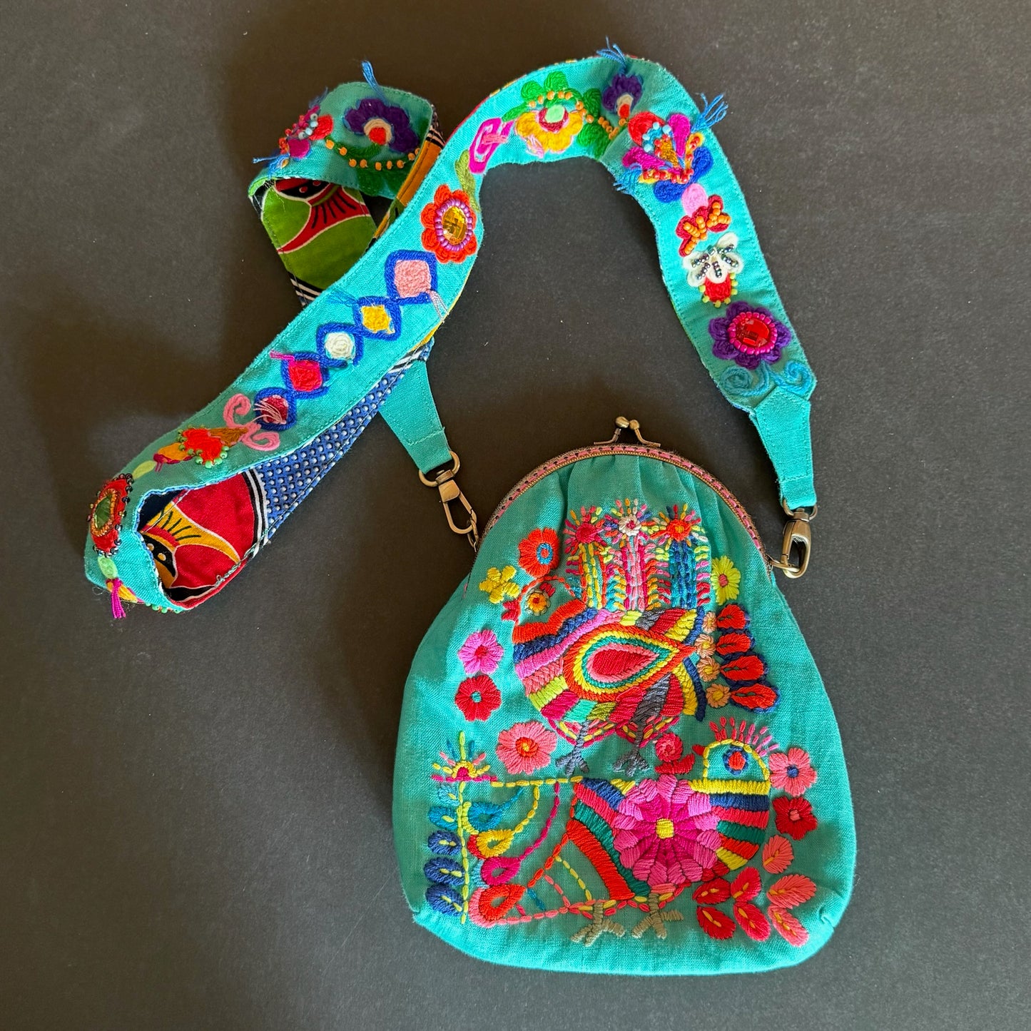 Hand-Embroidered Artisan Purse