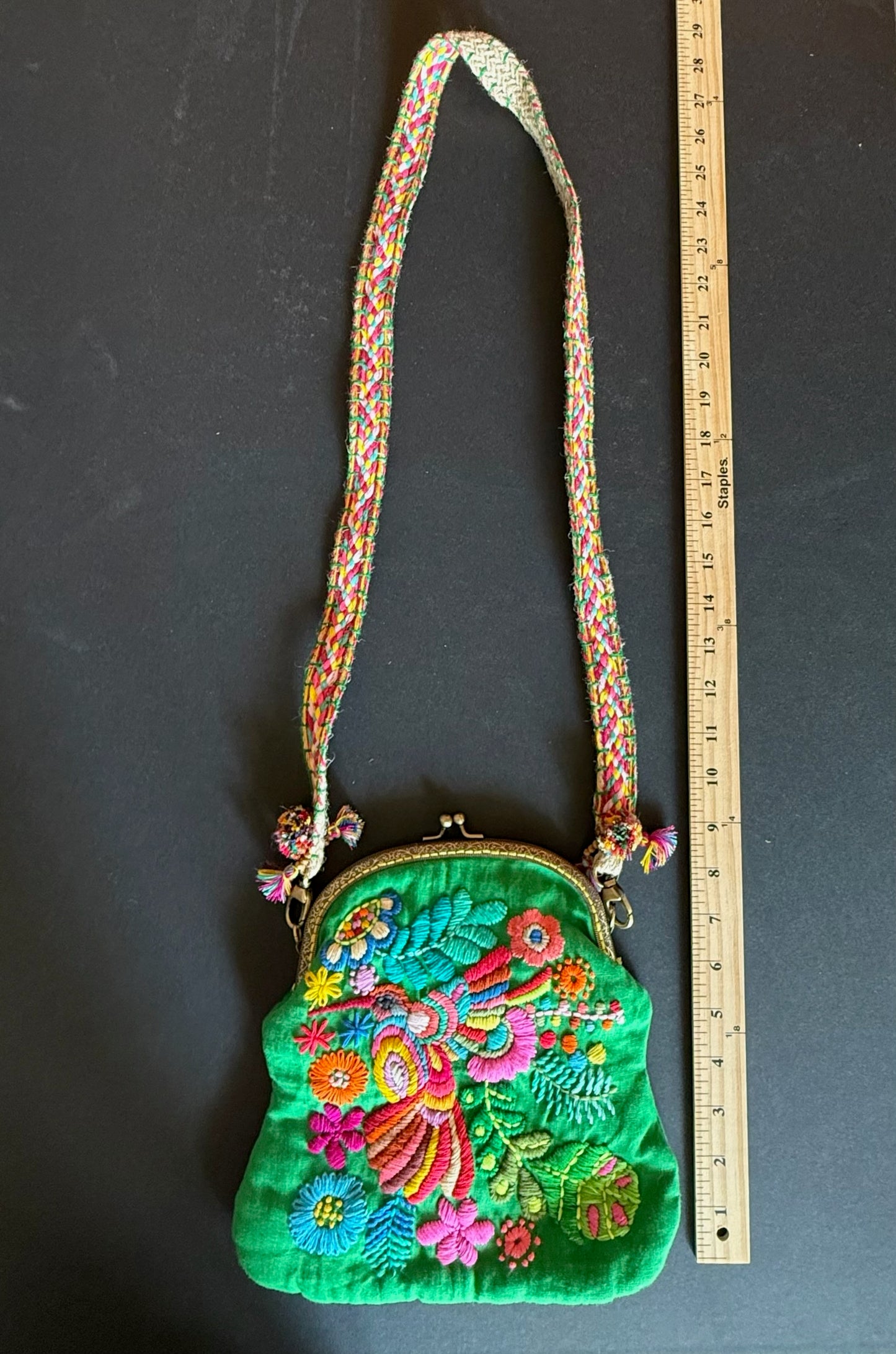 Hand-Embroidered Artisan Purse