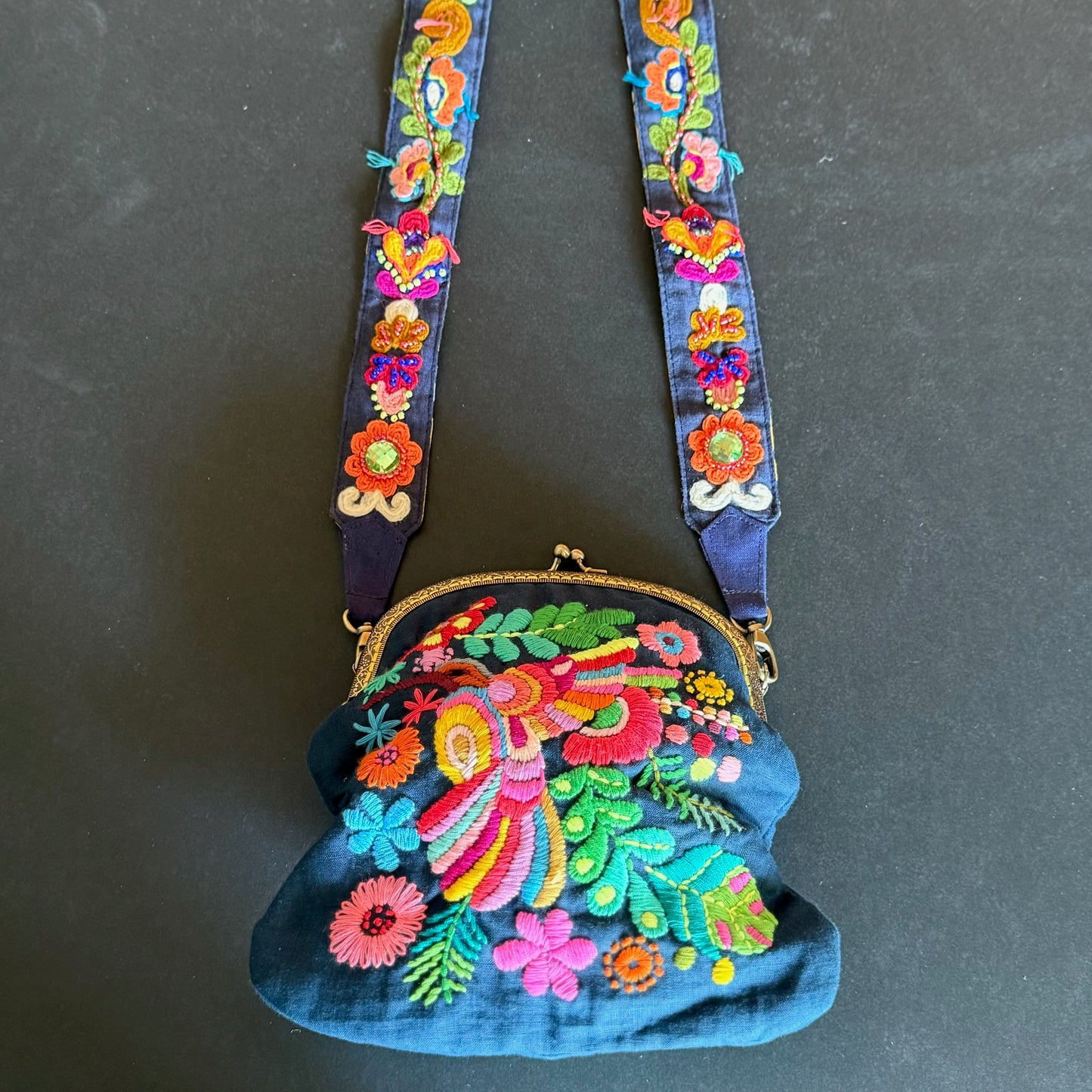 Hand-Embroidered Artisan Purse