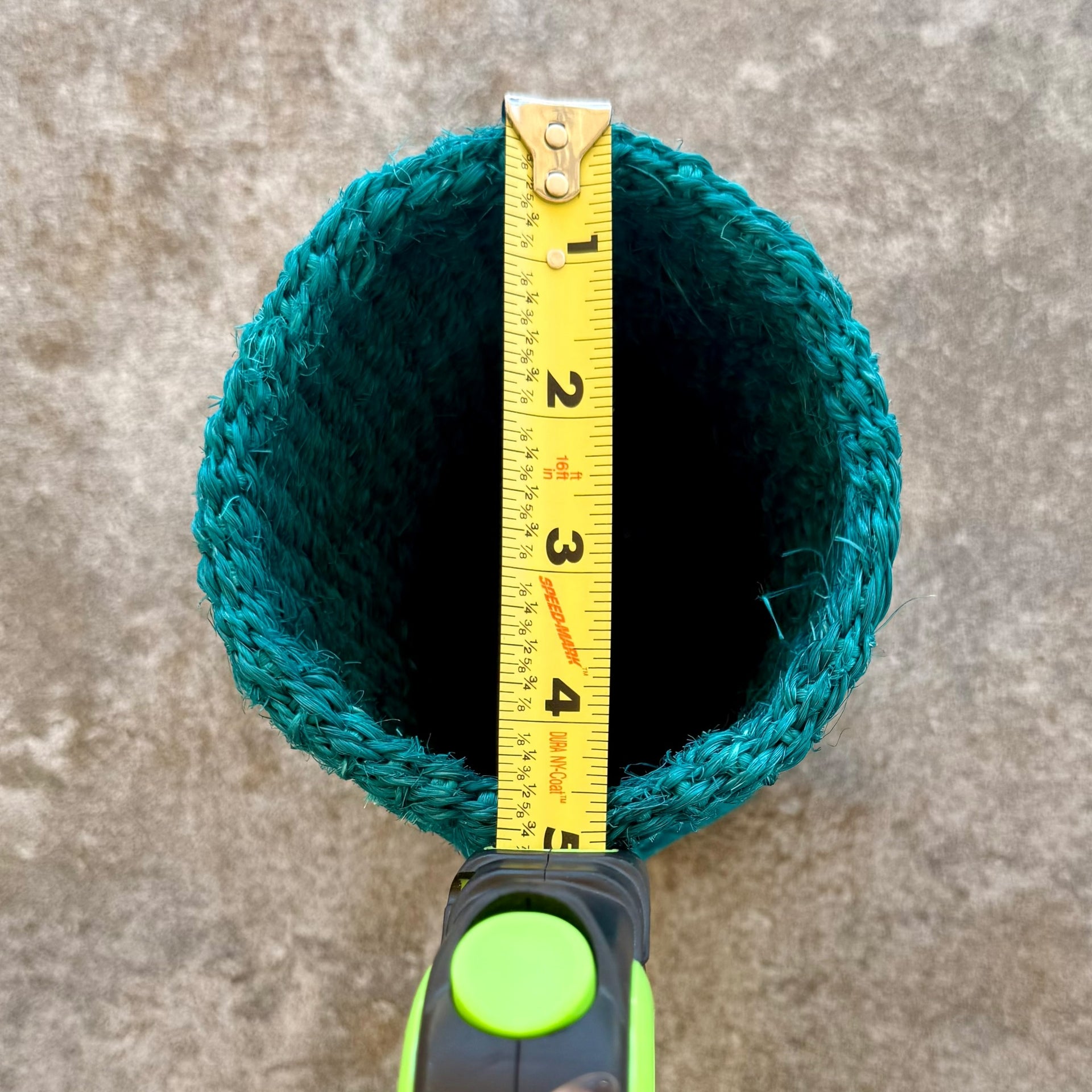 Handwoven Wine Tote (Neon Pink)